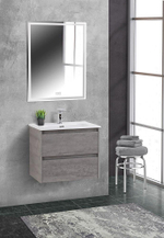 Тумба подвесная с раковиной BelBagno KRAFT 39-600/390-2C-SO-CG