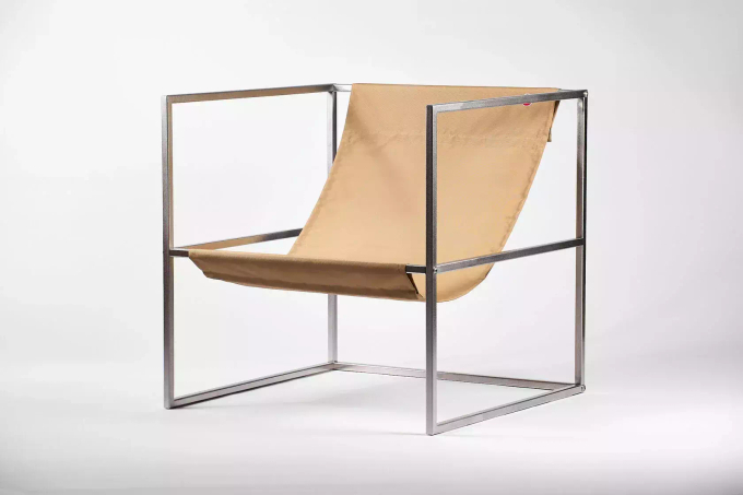 Уличное кресло TESS Outdoor Chair stainless / taupe textile (Up!Flame)
