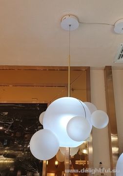 Bolle Frozen pendant  lamp  by Giopatto
