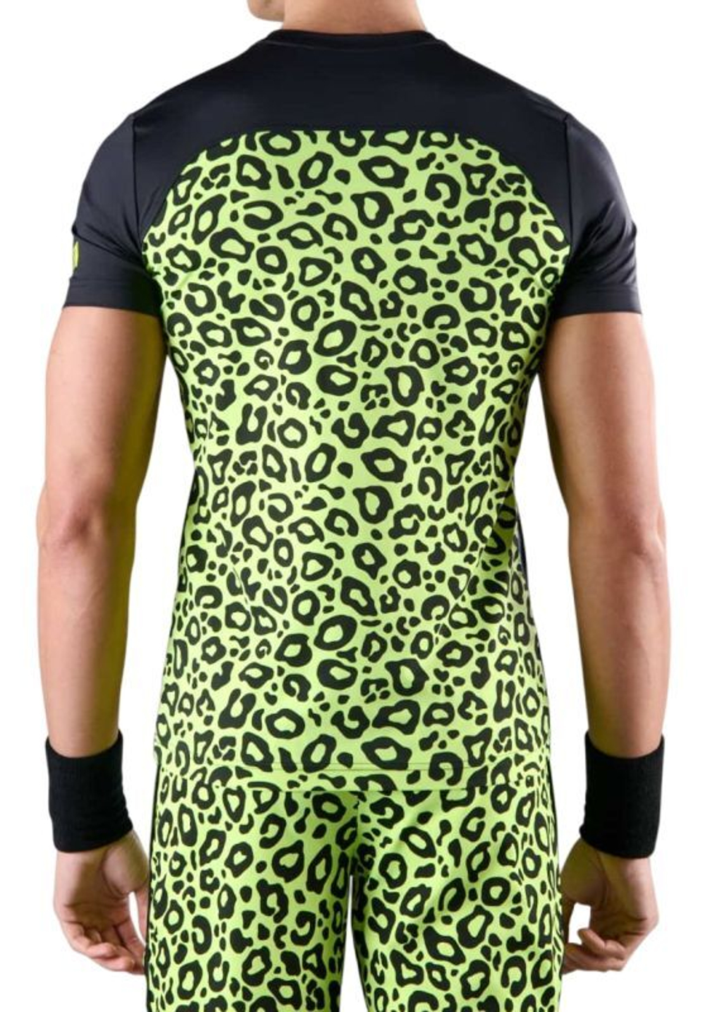 Мужская теннисная футболка Hydrogen Panther Tech T-Shirt - черный