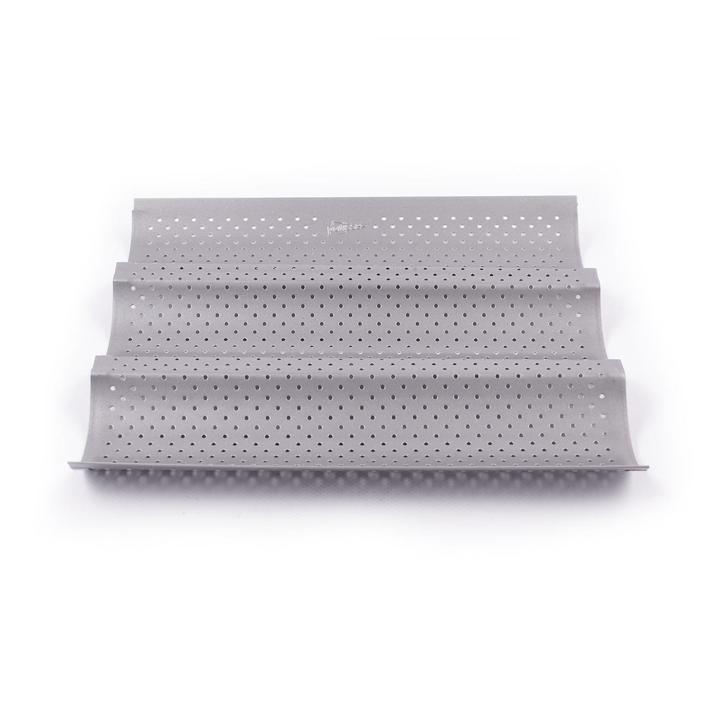 Форма для выпечки багетов 3-х секционная Patisse Silver 26х24 см