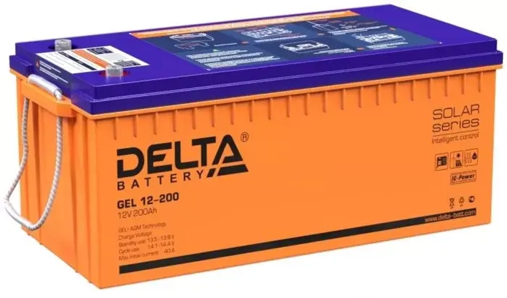 Батарея Delta  GEL 12-200