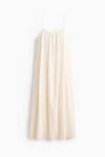 Платье из смеси льна — свободный крой - H&M