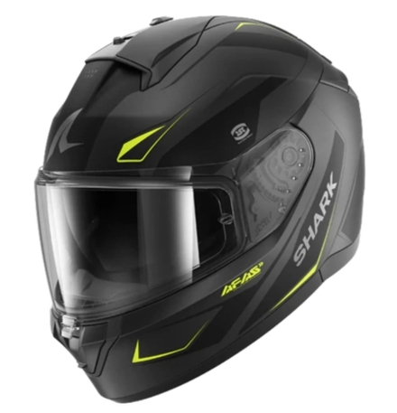 Шлем интеграл Shark RIDILL 2 MEKARIUM Mat Anthracite/Anthracite/Yellow, M