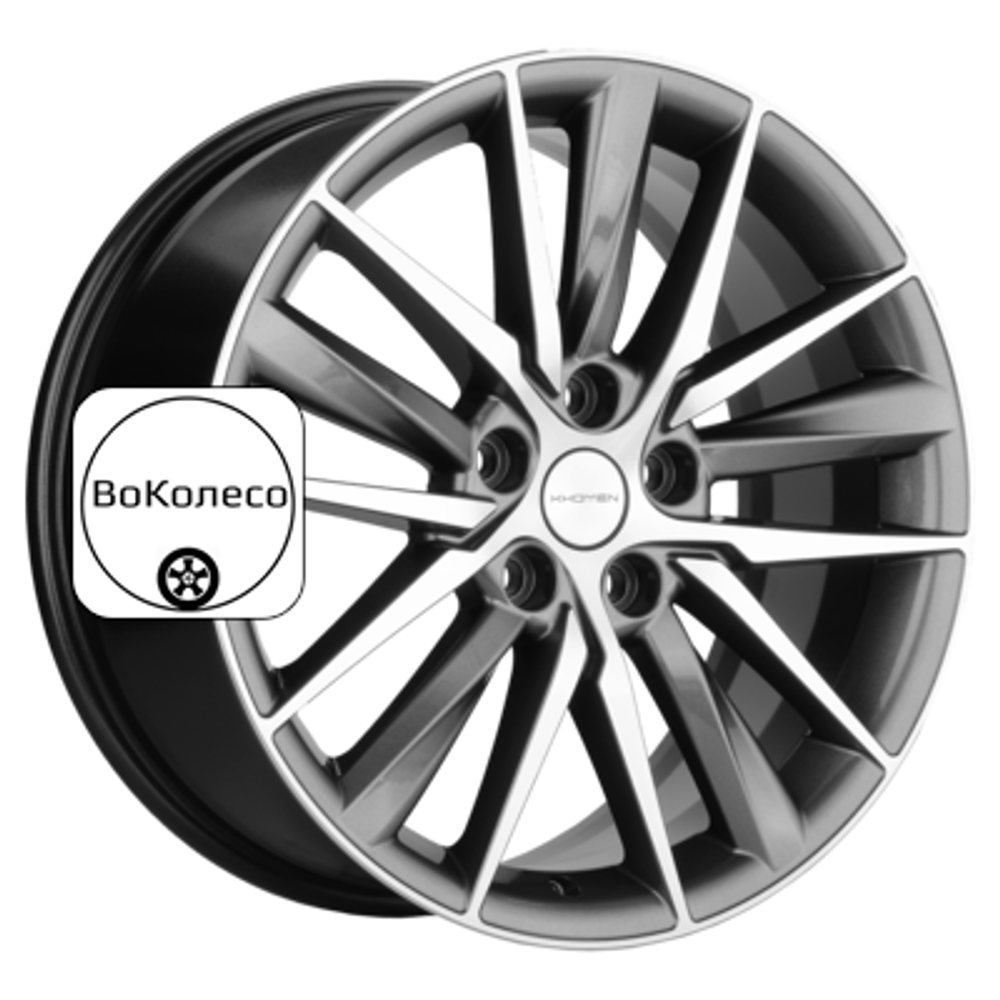 8x18/5x114,3 ET50 D60,1 KHW1807 (Camry NEW) Gray-FP Khomen Wheels