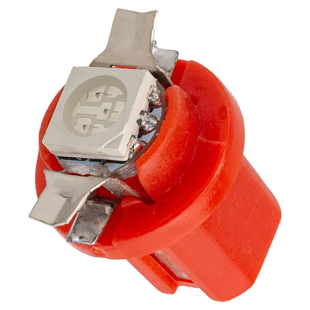 Лампочка светодиодная T8.5-5050-1SMD 12v красная KING T8.5-5050-1SMD R