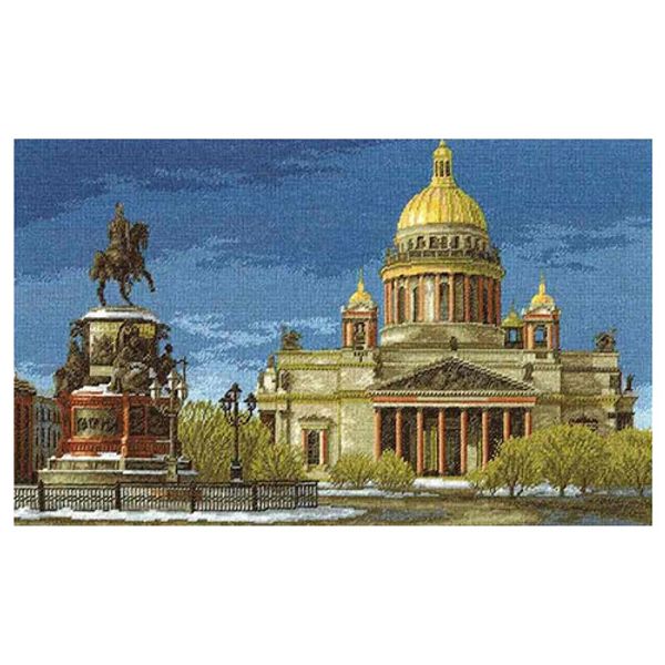 Набор для вышивания нитками Hobby&Pro, Исаакиевский собор, 45х28 см
