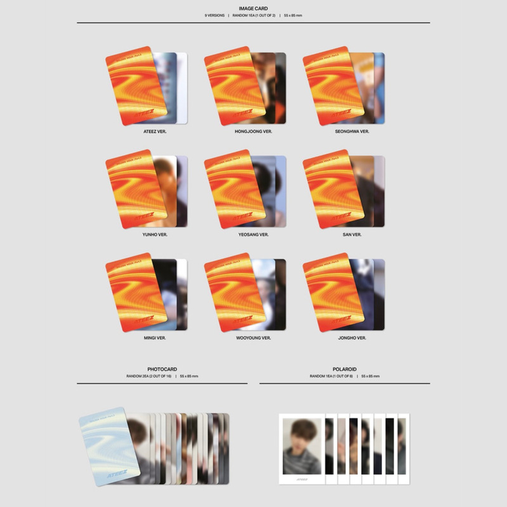 Альбом Ateez GOLDEN HOUR : Part.3 (pocaalbum ver.)
