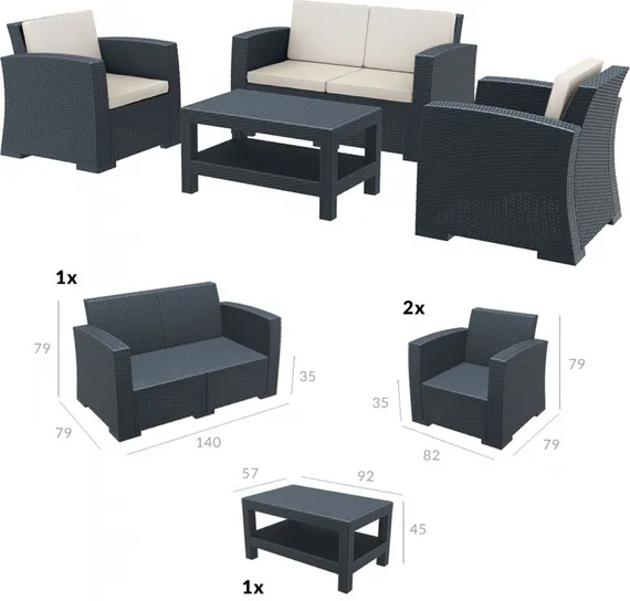 Monaco Lounge Set