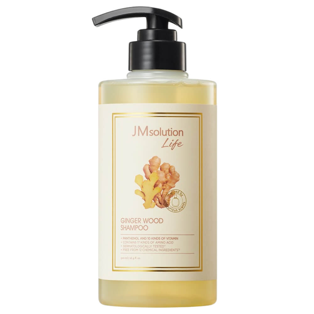 Парфюмированный укрепляющий шампунь c имбирём JMSolution Life Ginger Wood Shampoo