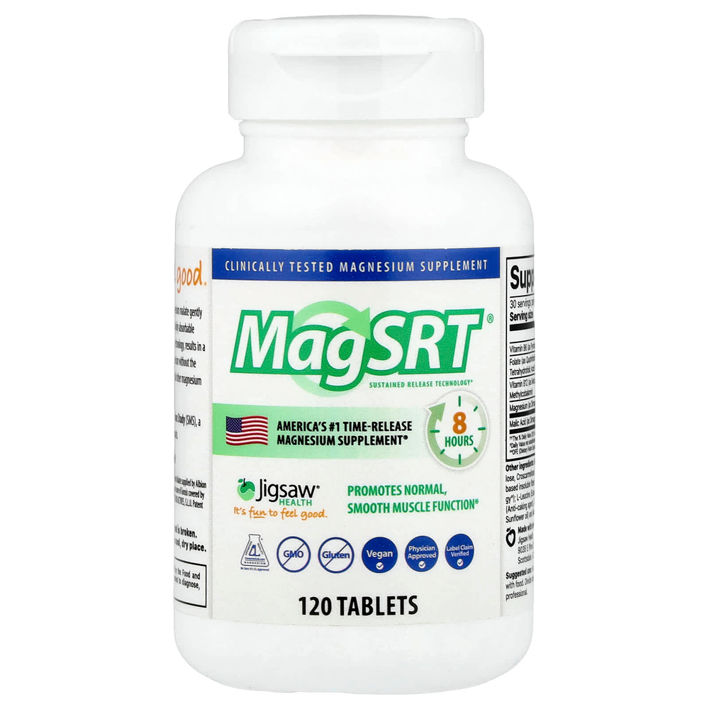 Jigsaw Health, MagSRT®, 120 таблеток