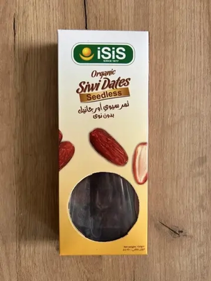 Финики органические без косточки "Siwi" Isis, 150 г