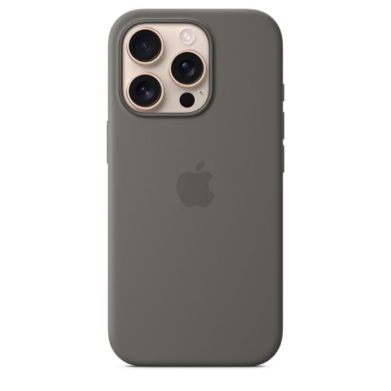 Чехол Silicone Case MagSafe для iPhone 16 Pro Max Серый