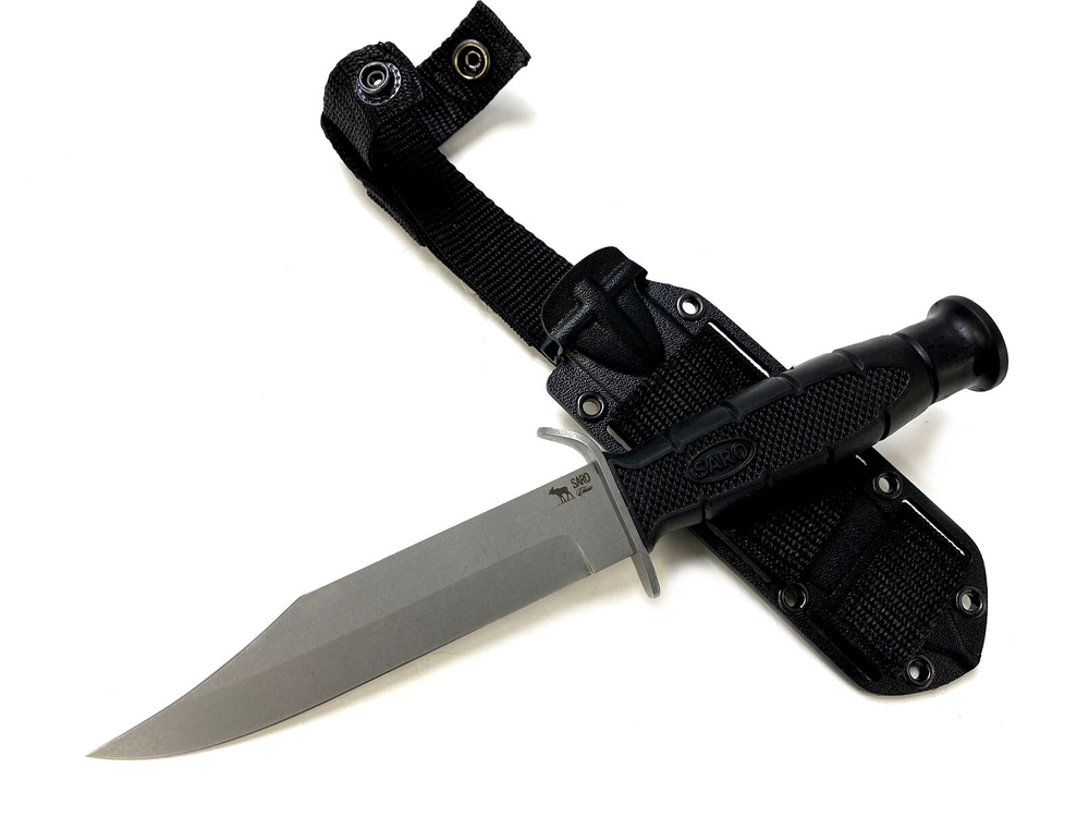 Нож Разведчик НР-43 Вишня, сталь AUS6, ножны ABS, Saro