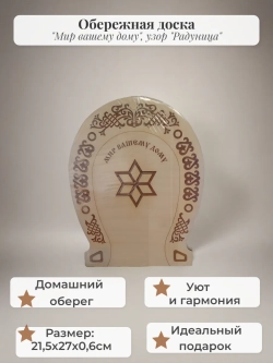 Обережная доска "Мир Вашему Дому "