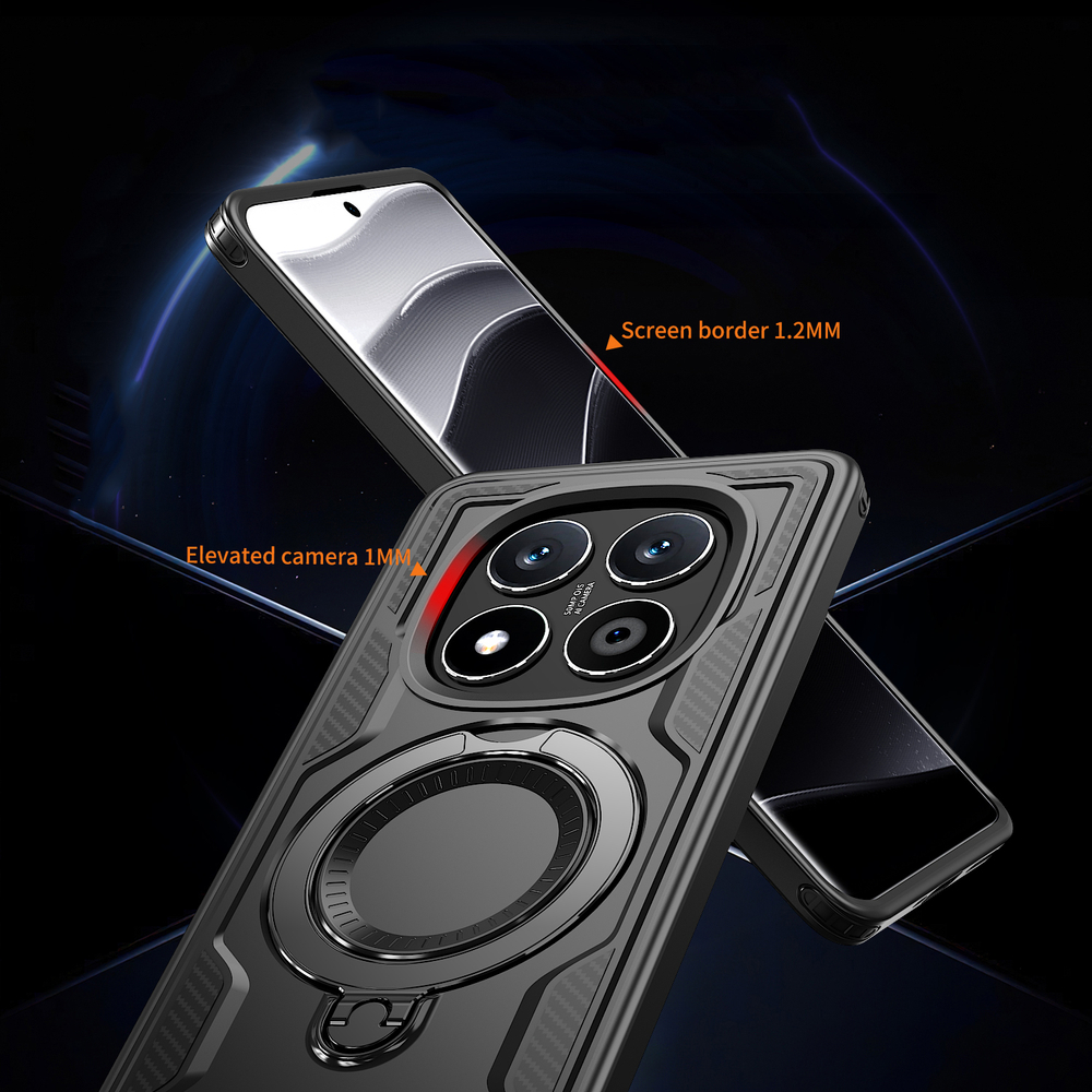Чехол Magneto Case с кольцом для Xiaomi Redmi Note 14 Pro+