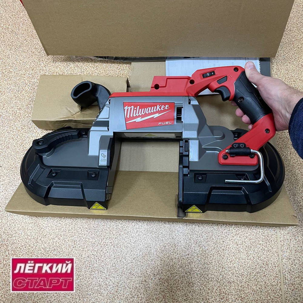 ХИТ! Легкий старт: Аккумуляторная ленточная пила по металлу M18 FUEL CBS125-0 Milwaukee 4933447150