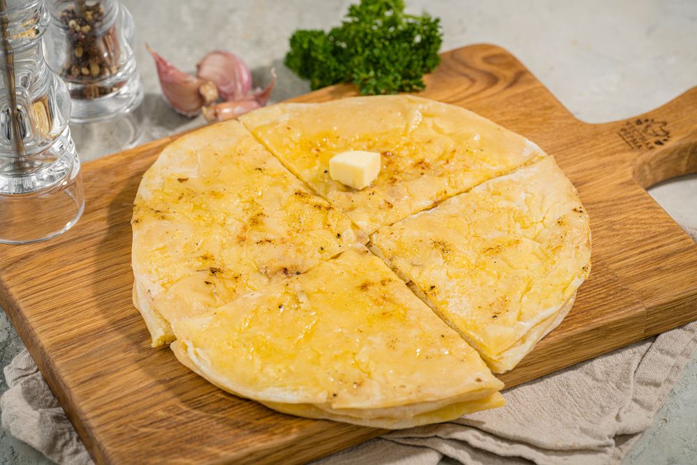 Хычины с картофелем и домашним сыром Хычины с картофелем и домашним сыром