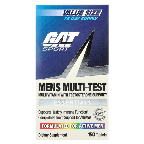 GAT, Mens Multi + Test, 150 таблеток