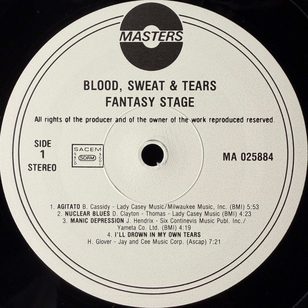 Blood, Sweat & Tears ‎– Midnight Concert (Франция)