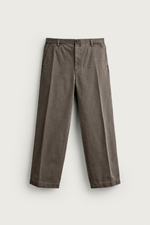 БРЮКИ ЧИНОС RELAXED FIT С ЭФФЕКТОМ ПОТЕРТОСТИ — ZARA · 4365/461