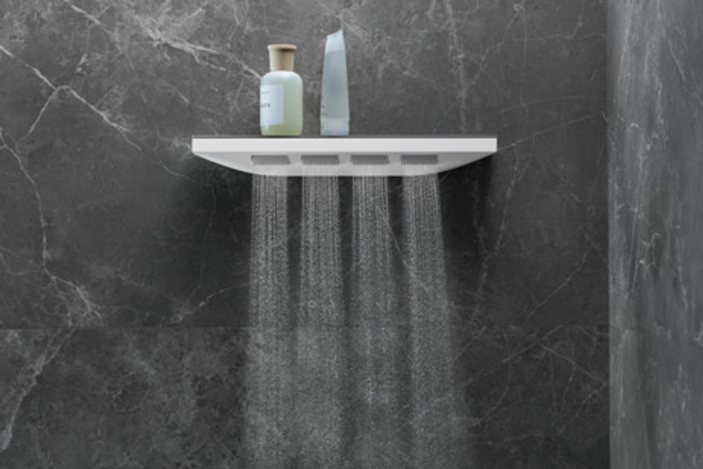 Держатель душа Hansgrohe Rainfinity Боковой душ 500 1jet с полкой 26243000