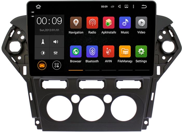 Магнитола для Ford Mondeo 4 2010-2015 (для любых комплектаций) - AIROC 2K RX-1713 Android 13, Быстрая, QLed+2K, CarPlay, SIM-слот