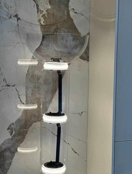Floor design lamp Noctambule Bowl by Flos