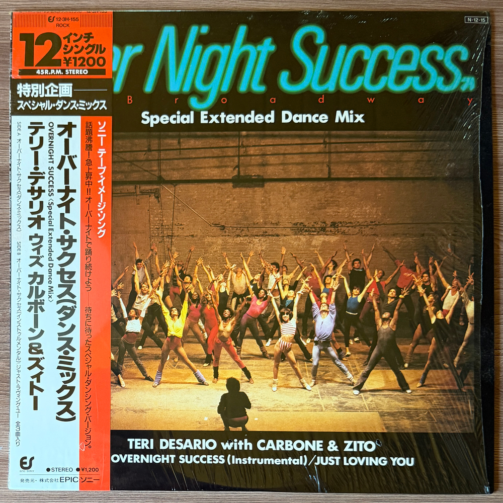 Teri Desario With Carbone & Zito ‎– Overnight Success (Япония 1984г.) 12", 45 RPM