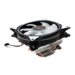 Кулер для CPU ТЕСЛА (TESLA) 1040RGB, 1х120мм, 3-pin, Al+Cu, серебристый-черный-белый/RGB, 1600rpm, 51.3CFM, 25.1дБ, 4-PIPE(прямой контакт), TDP 155Вт, INTEL 1700/1200/115x/775/1366, AMD AM5/AM4/AM3(+)/AM2(+)/FM2(+)/FM1/754/940/939 (TSL-1040-RGB)