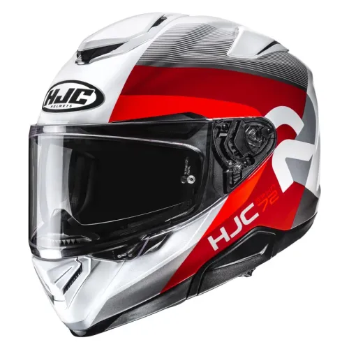 Купить Мотошлем Интеграл HJC RPHA72 Phyta MC1 / Бело-красный