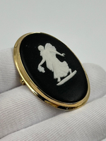 Брошь Wedgwood чёрная