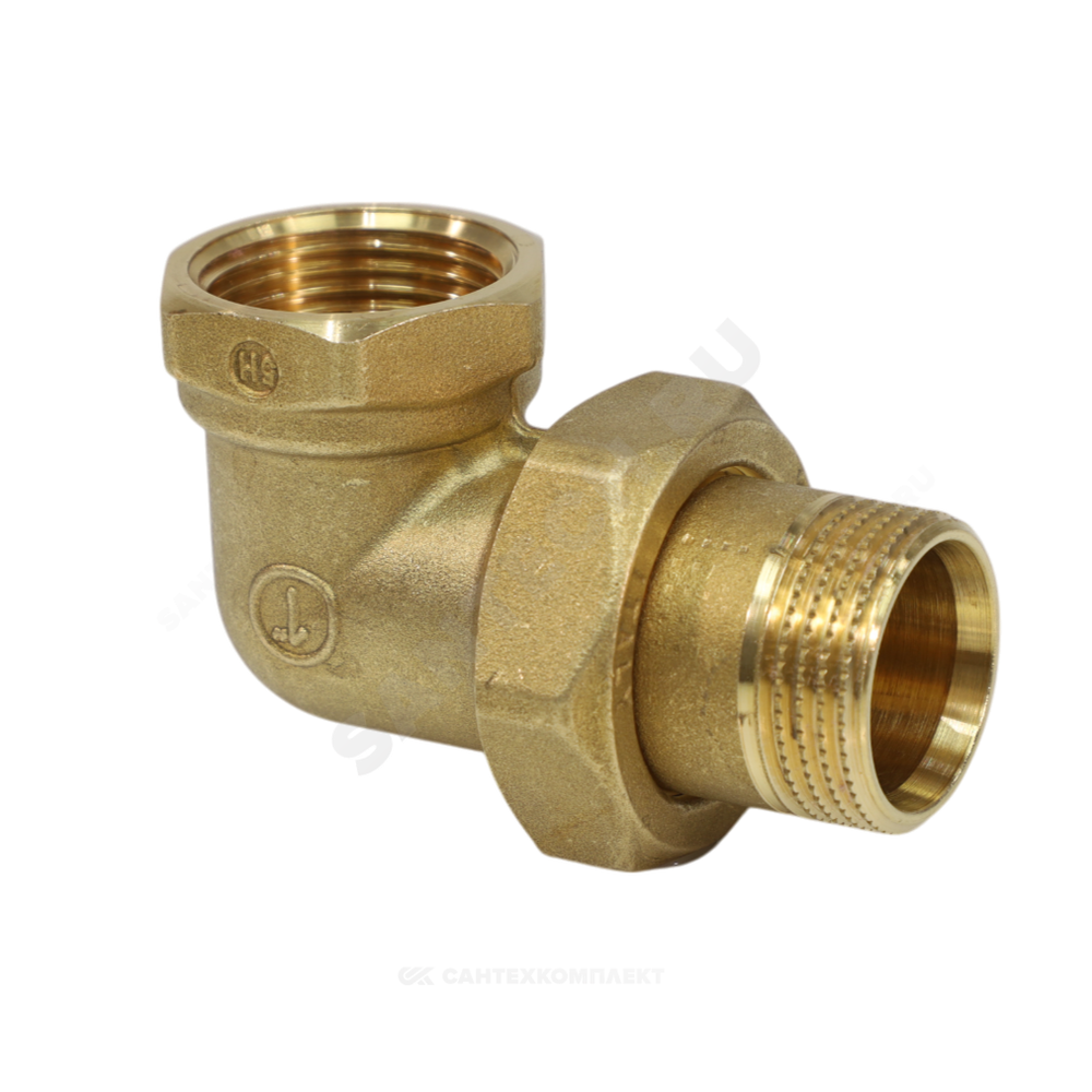 Соединитель латунь американка Ду 20 (3/4") угловой ВР/НР R19 Giacomini R19Y004