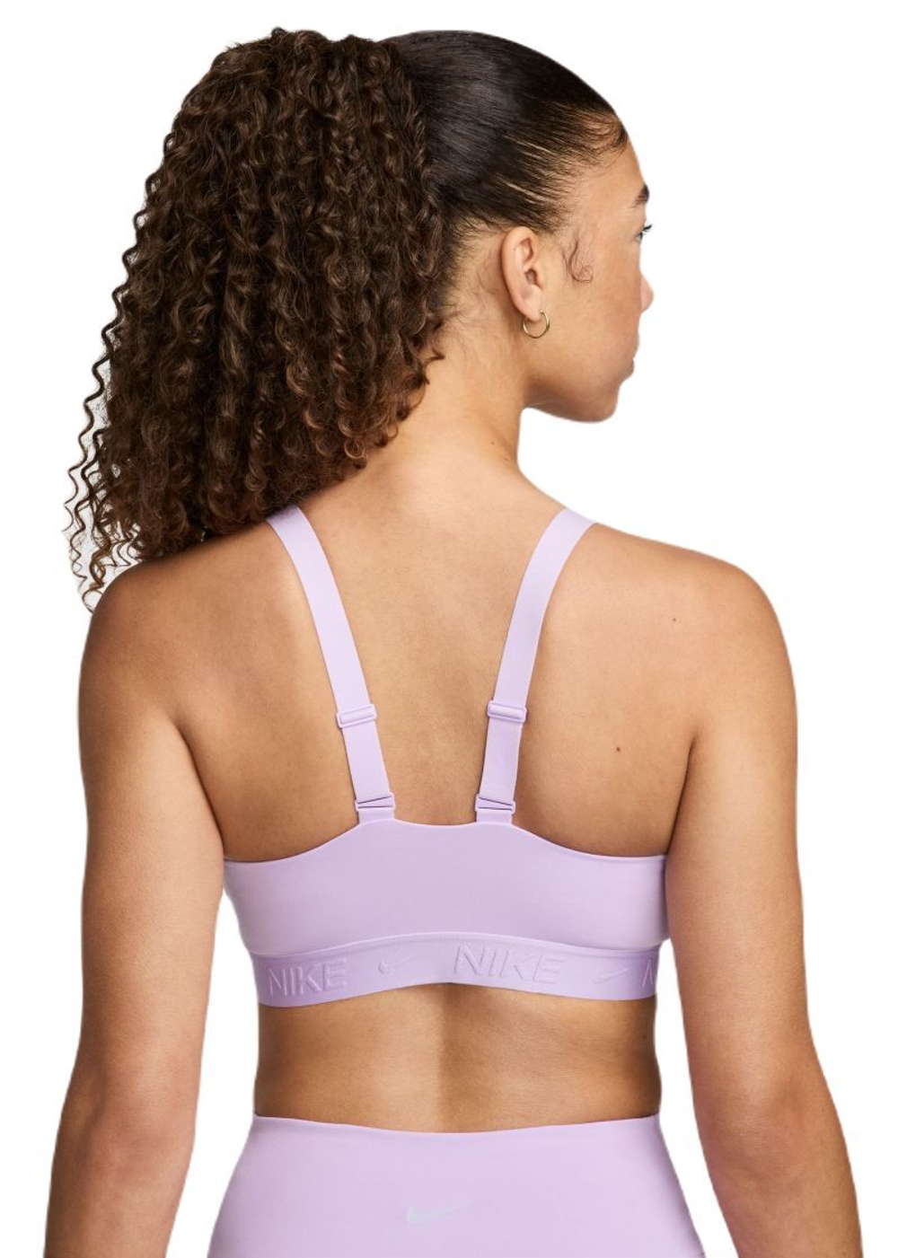 ТОП теннисный Nike Indy Medium Support Padded Adjustable Sports Bra - lilac bloom