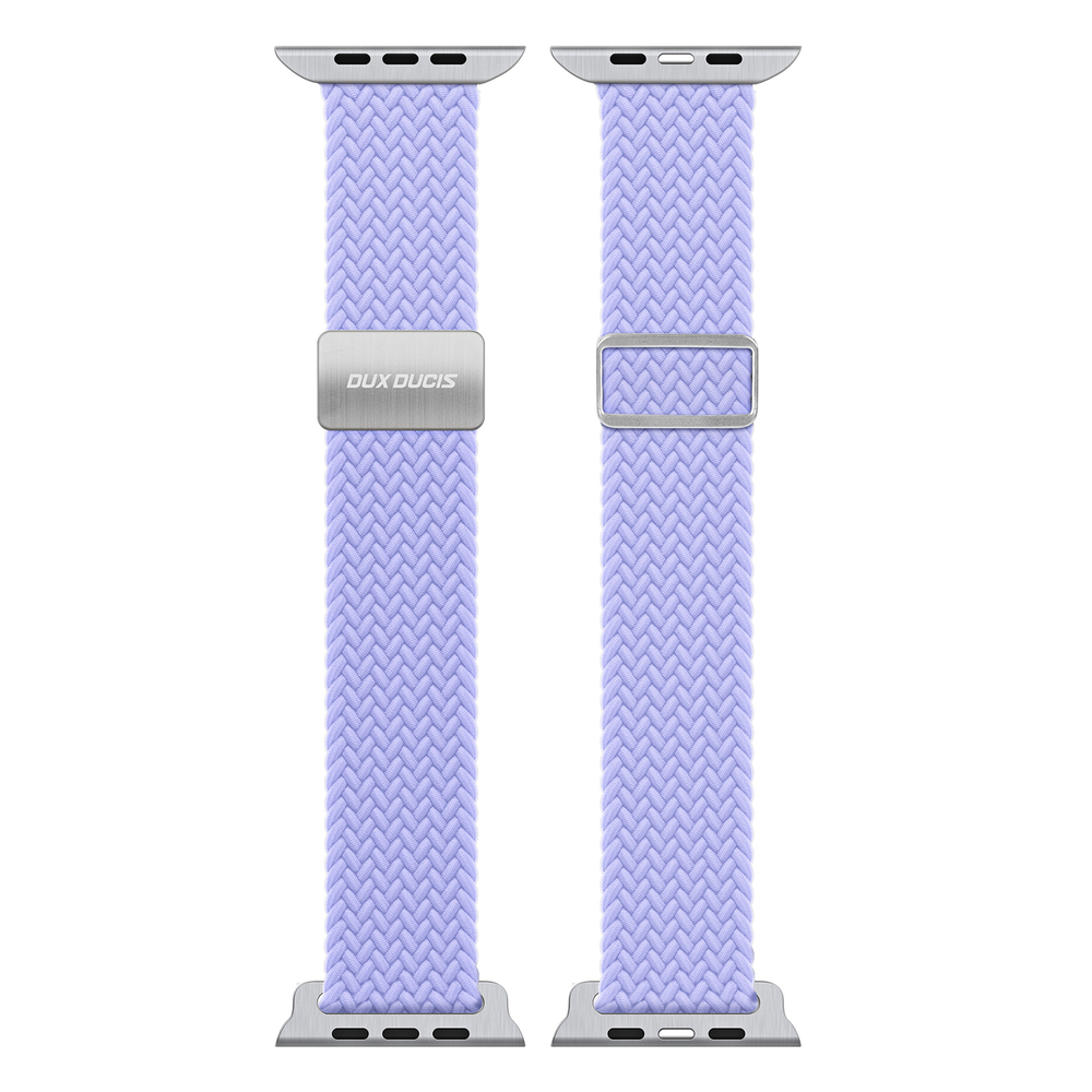 Эластичный ремешок фиолетового цвета (Misty Purple) для смарт часов Apple Watch размером 38, 40, 41 и 42MM, серия Mixture Ultra Series от Dux Ducis