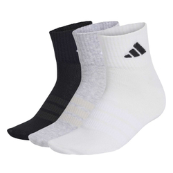 Носки теннисные Adidas Thin & Light Sportwear Ankle 3P - medium grey heather/white/black