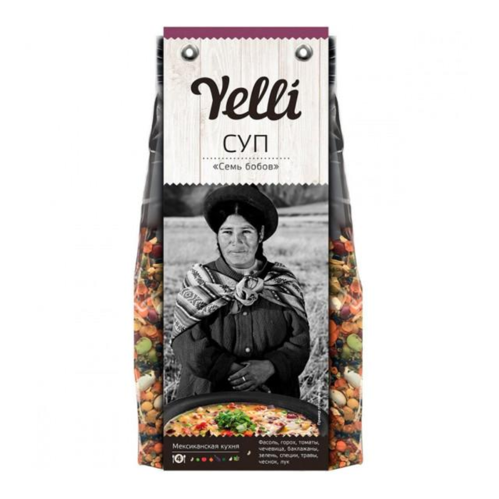 Суп Семь Бобов Yelli 250 гр