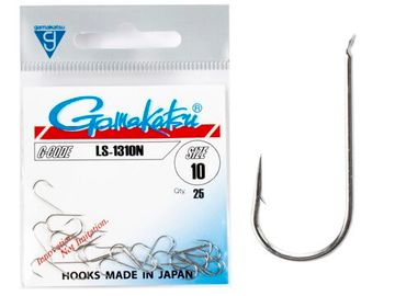 Крючки Gamakatsu LS-1310N HOOKS NICKEL разм. 10 25шт.