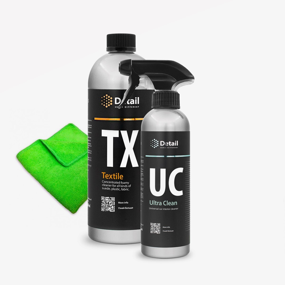 Detail Набор для салона UC "Ultra Clean" 500мл + TX "Textile" 1000 мл