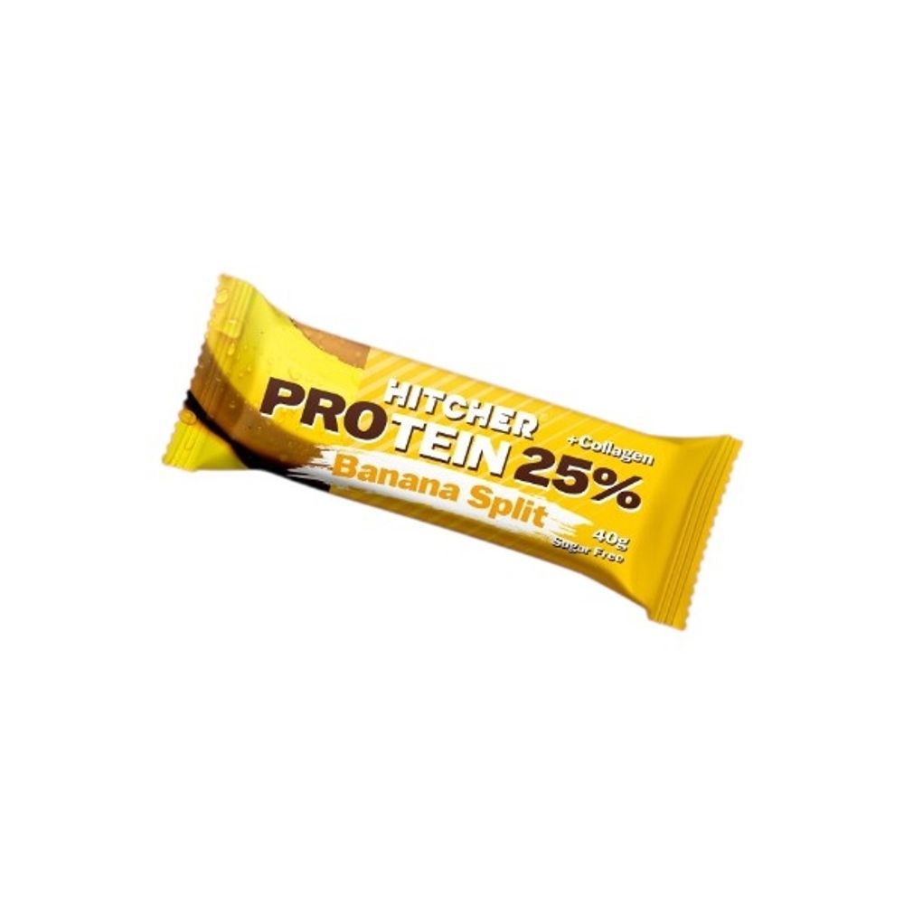 Батончик HITCHER обогащенное протеином 25% "Банановый"protein 40г