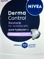 Антиперспирант стик NIVEA Derma Control, Restore, защита 72 часа, с витамином Е и гиалуроновой кислотой, 50 мл