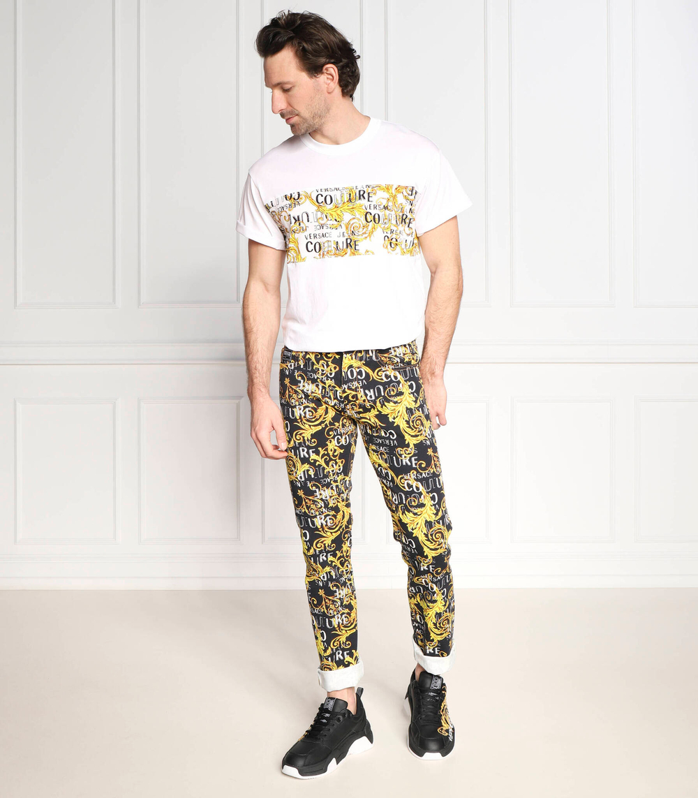 футболка Versace Jeans Couture - белый(74GAH617JS161)