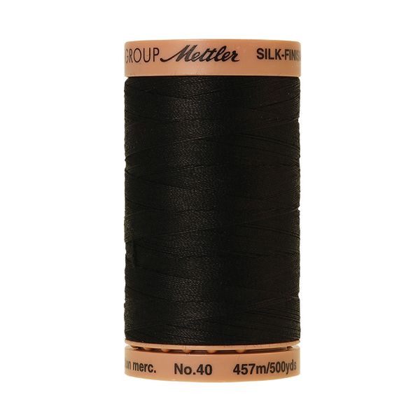 Нитки хлопковые Mettler Silk-Finish Cotton 40 (457 м), 5 кат. | цв. 4000