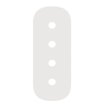 Коннектор прямой для магнитного шинопровода A740533 белый Optima-Accessories Arte Lamp