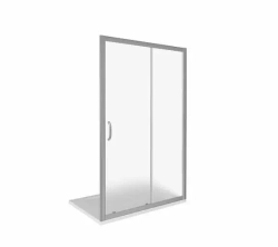 Душевая дверь в нишу Bas Infinity WTW-130-G-CH 130*185 с поддоном 3см