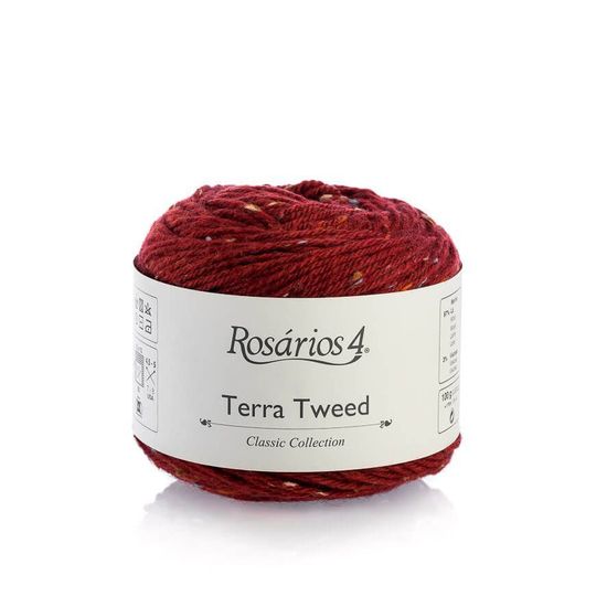 Пряжа ROSARIOS 4 Terra Tweed (97% меринос, 3% вискоза)