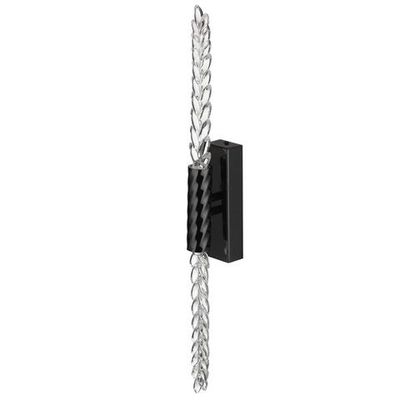 5459/5WL L-VISION ODL_EX26 041 черный глянцевый/прозрачн./металл/стекло Настенный светильник LED 5W (2*2.5W) 3000K 207Лм KOLOS