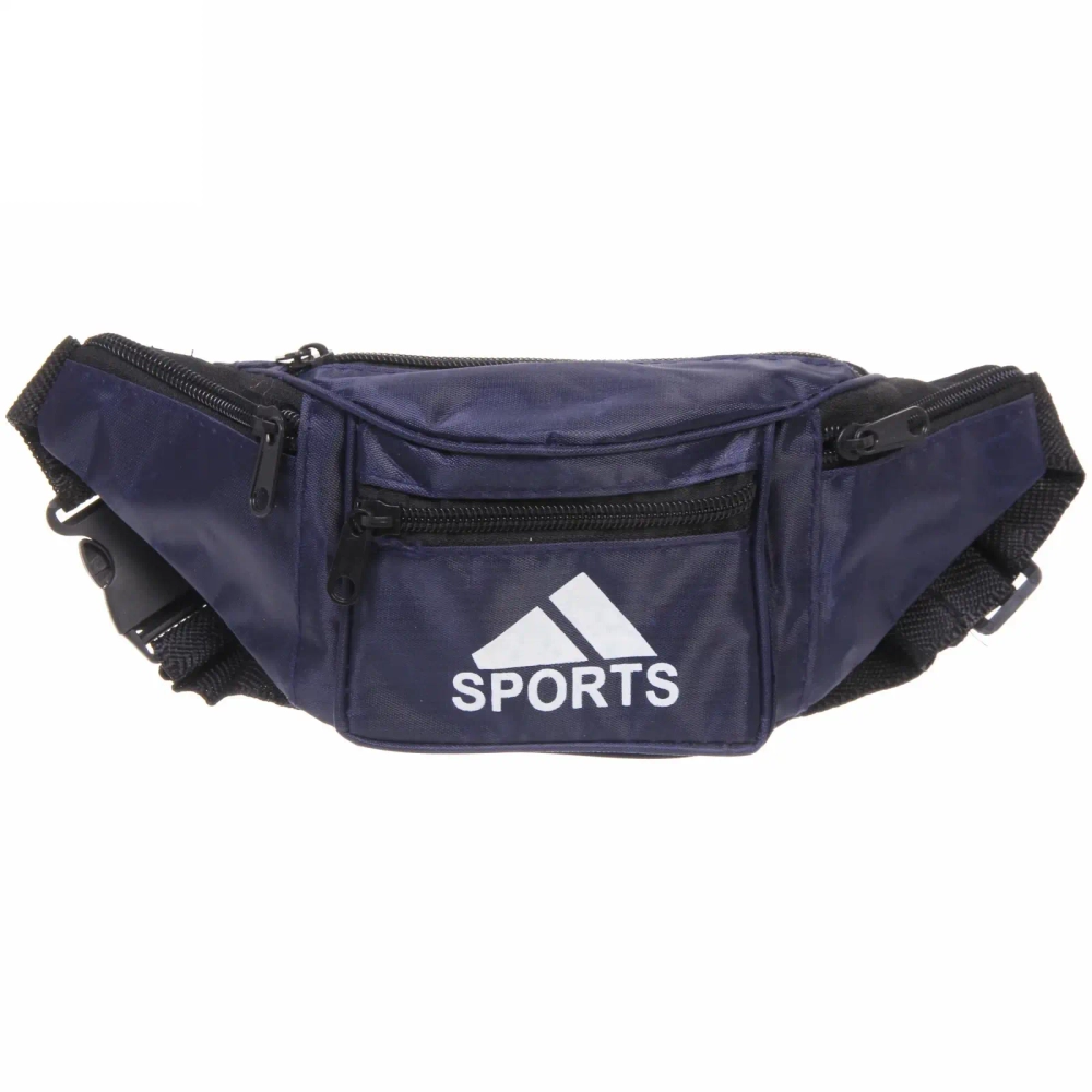 Сумка на пояс «Ultramarine - Sports Style», цвет синий, 4 кармана, 29*13*7см