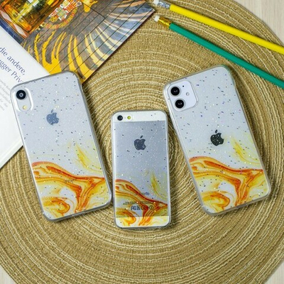 Силиконовый чехол Акварель для iPhone 12 Mini, 011855