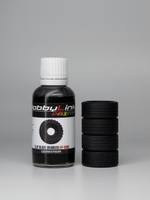 Краска лаковая HobbyLink Flat Black (Rubber) HP-9006